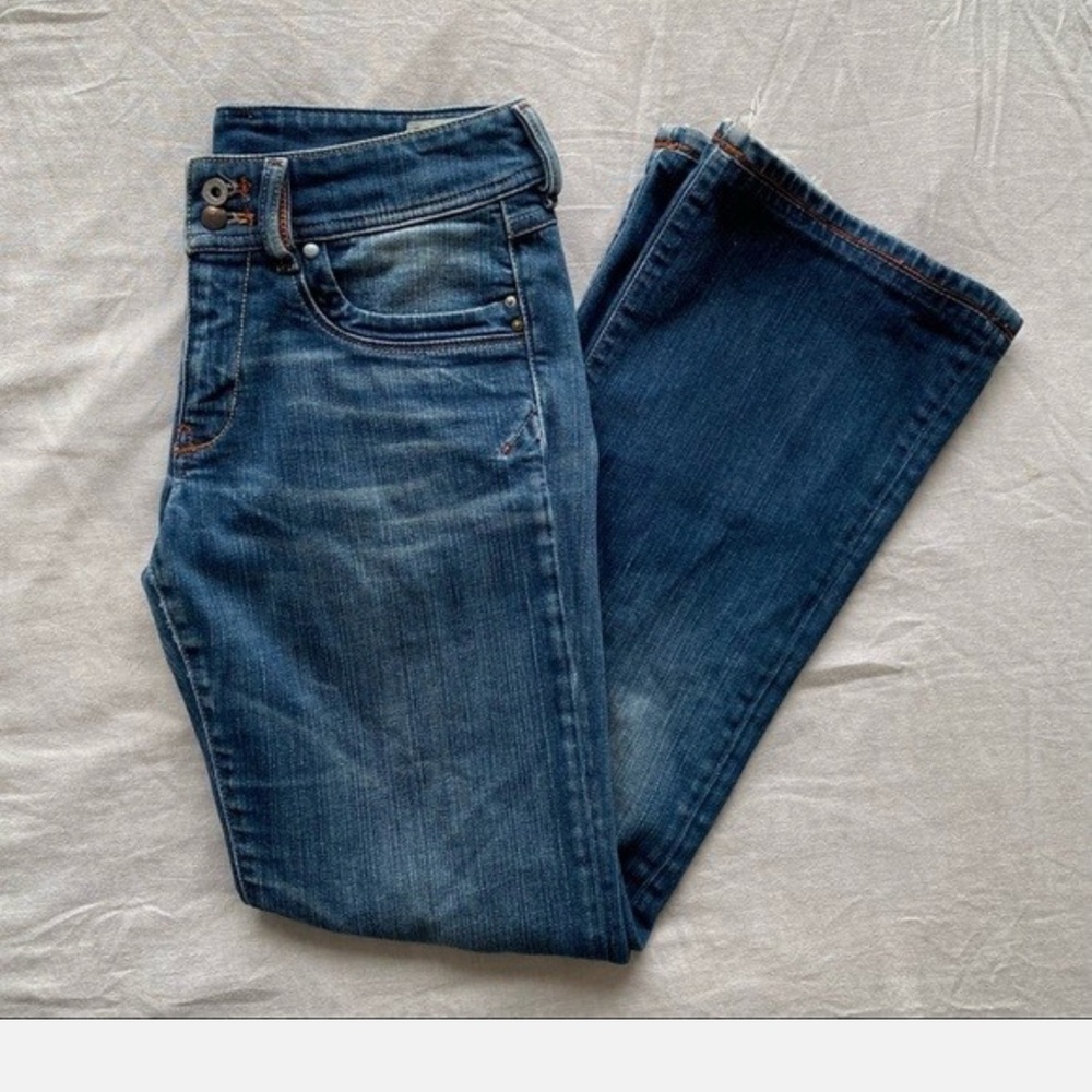 Diesel Blue Flare Wide Leg Jeans